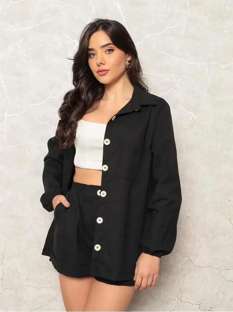 Conjunto Feminino 2 Peças Casual Chic